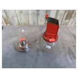 VINTAGE NUT CHOPPER & CHAFFING BURNER
