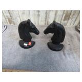 CAST IRON HORSE BOOK ENDS