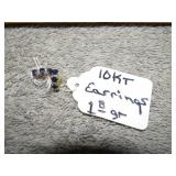10 KT GOLD EARRINGS -- 1.8g