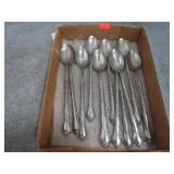 12-- STAINLESS ICED TEA SPOONS