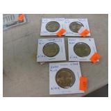 5-- $1 COMMEMORATIVE COINS -- 2000-2009