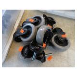 6-- SWIVEL CASTER WHEELS