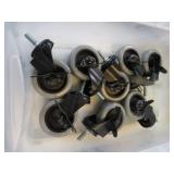 8-- SWIVEL CASTER WHEELS