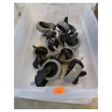8-- SWIVEL CASTER WHEELS