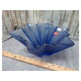 MID CENTURY MODERN RAIN GLASS BOWL