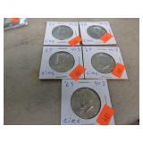 65-69 40% KENNEDY HALF DOLLAR COINS