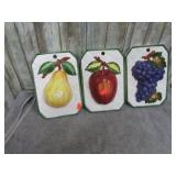 CERAMIC FRUIT TILES