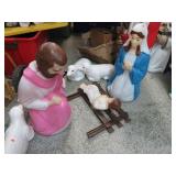 CHRISTMAS NATIVITY BLOW MOLD FIGURES