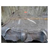 VINTAGE ARTHUR COURT GRAINWARE TURTLE SERVING TRAY