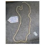 CULTURED PEARL NECKLACE -- NO CLASP