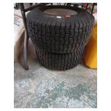2-- 20 X 8.00-8 MONER WHEELS & TIRES