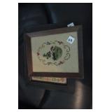 2 PCS OF FRAMED NEEDLEWORK