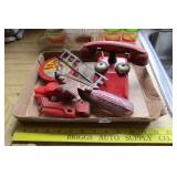 TRAY LOT OF OLD TOYS