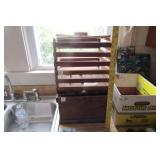 2 ANTIQUE WOOD CHICKEN EGG CRATES