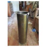 LARGE BRASS ARTILLERY SHELL UMBRELLA STAND