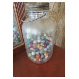 JAR OF OLD MARBLES