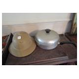 PITH HELMET AND COOK POT