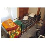 HOSPITAL BED -- BLANKETS NOT INCLUDED IN THIS LOT