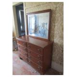 DRESSER WITH MIRROR