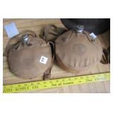 2 VINTAGE BOY SCOUTS CANTEENS
