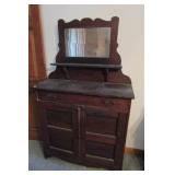 ANTIQUE JELLY CUPBOARD? / CABINET- NEEDS REFINISH
