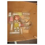 BOX OF VINTAGE GLASSES