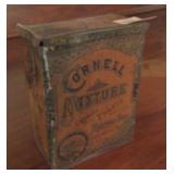 CORNELL TOBACCO ADVERTISING TIN