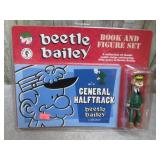 BEETLE BAILY GENERAL HALF TRACK FIGURE & BOOK