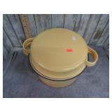 ENAMELED CAST IRON POT