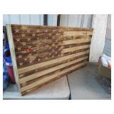 CUSTOM WOODCRAFT USN WALL BAR CABINET
