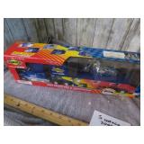 DIECAST SUNOCO RACING MOTORCYCLE AND TRANSPORTER