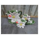 MINIATURE FLOWER TEA SET