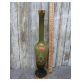 PITCHER AND ART GLASS VASE