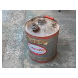 GALVANIZED 5 GAL GAS CAN