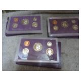 1991, 1992 & 1993 U.S. MINT PROOF COIN SETS