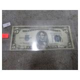1934 SERIES $5  SILVER CERTIFICATE