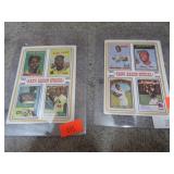 2-- HANK AARON BASEBALL CARDS