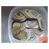 BASEBALL, MEDALLIONS, WOODEN NICKELS, ETC