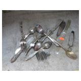 ASSORTED SILVERPLATE UTENSILS