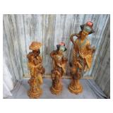 3-- ORIENTAL FIGURINES
