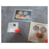 VA HALF PENNIES, ANCIENT COIN & BUFFALO NICKELS