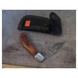 CUSTOM DAMASCUS POCKET KNIFE