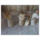 3-- WILLOW TREE FIGURINES