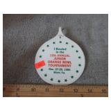 PEPSI-ORANGE BOWL BOWLING TAG