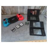 2-- NINTENDO DS VIDEO GAMES, 4 GAMES & CONTROLLER