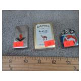 ZIPPO & CAMEL ADVT LIGHTERS