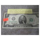 1976 BICENTENNIAL $2 BILL