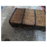 WICKER SUITCASE