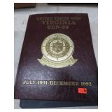 CGN-38 VIRGINIA 1991-92 & DESERT STORM CRUISE BKS