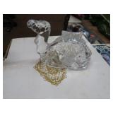 GODINGER CRYSTAL BOWL & PRINCESS HOUSE CAMEL